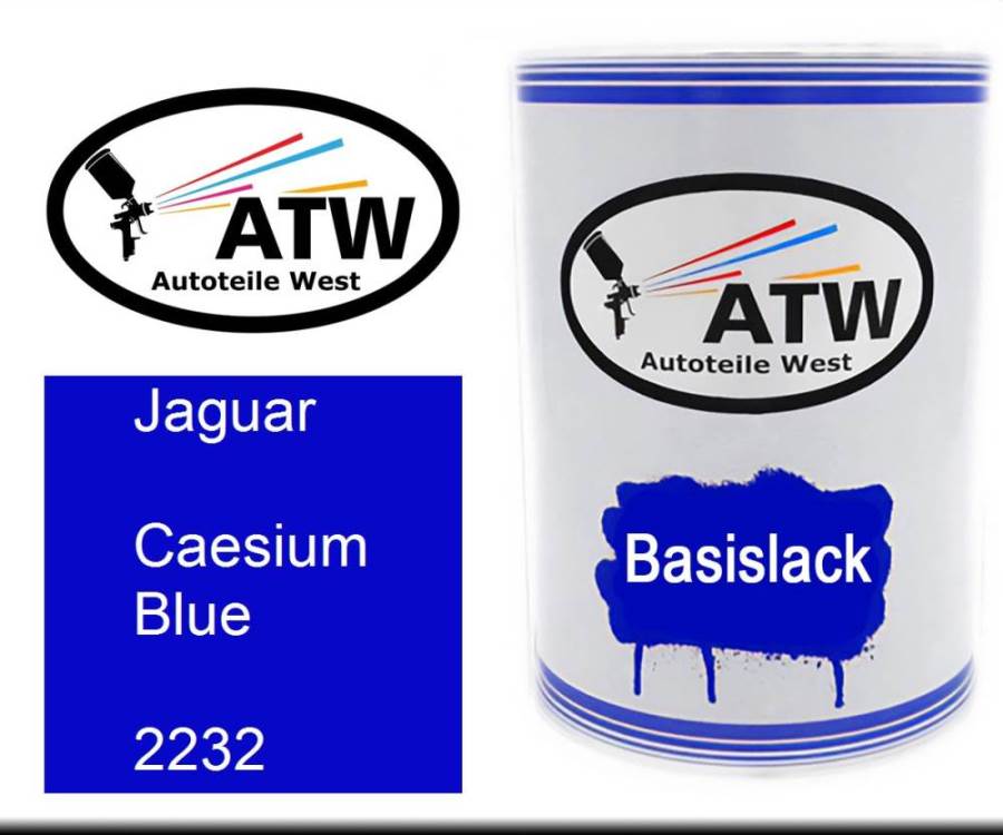 Jaguar, Caesium Blue, 2232: 500ml Lackdose, von ATW Autoteile West.